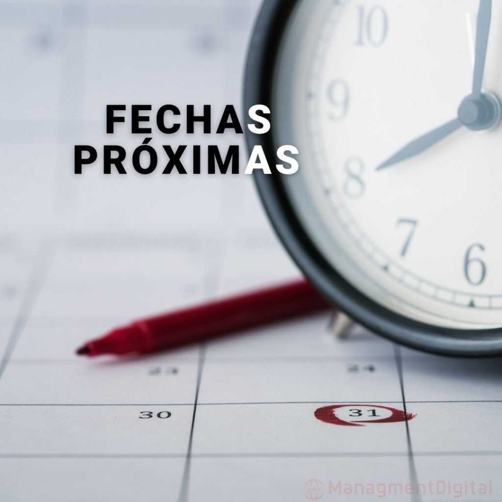 FECHAS PROXIMAS